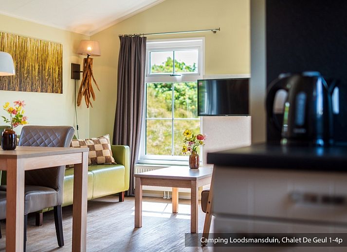 Family-friendly environment of Chalet Geul 4p in Den Hoorn Texel with swimming pool and playground.