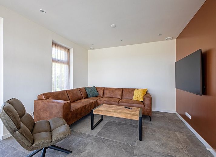 Ferienhaus De Noordbunder in Zuid-Eierland, Texel mit herrlicher Aussicht auf die gruene Umgebung.