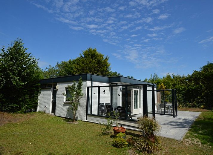 Gezellige zithoek in Vakantiehuis de Parel 182, De Dennen, Texel met moderne inrichting.