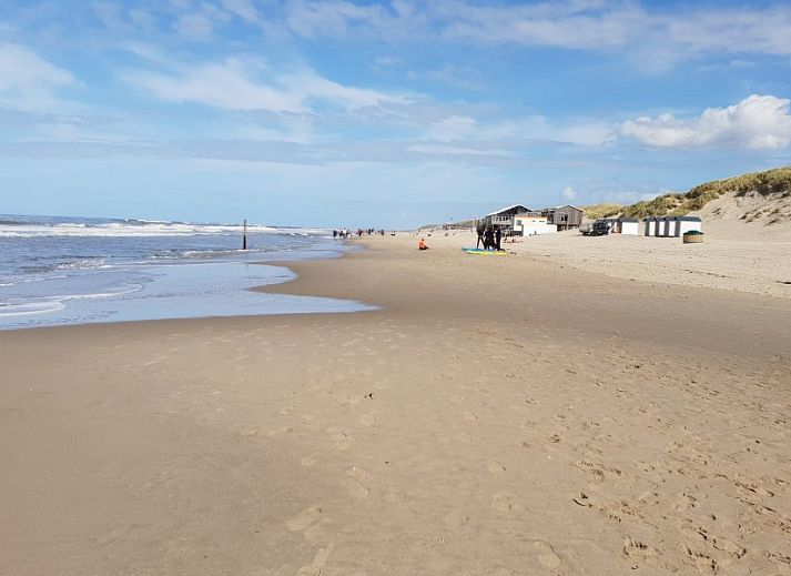 Knusse stapelbedkamer in De Strandloper bungalow, De Koog, Texel.