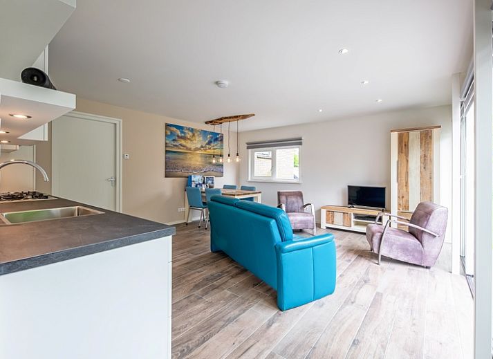 Bungalowpark Uterste Coogh - Bungalow 82 - De Luwte mit gruenem Garten in De Dennen, Texel, Wadden Inseln.