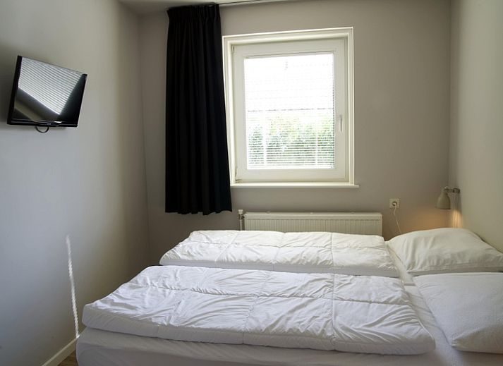 Stilvolles Wohnzimmer im Bungalowpark 't Hoogelandt - Bungalow-Texel, De Dennen, Texel, Waddeninseln.