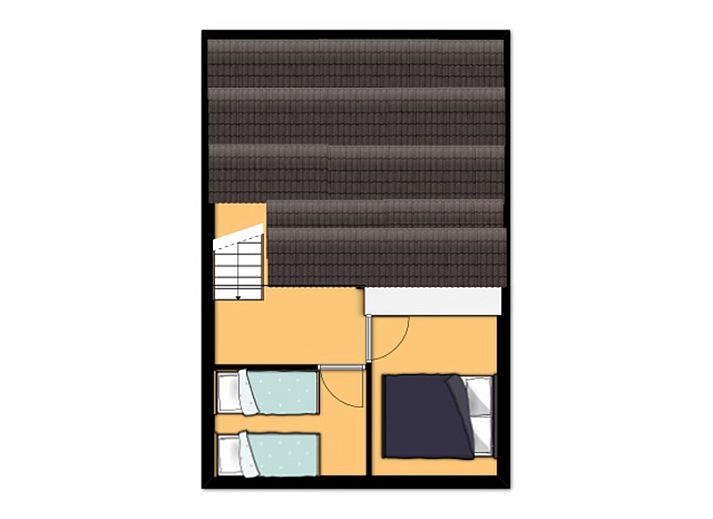 Gemuetlicher Garten mit Sitzgelegenheiten in Gortersmient 310, Bungalowpark Gortersmient, De Dennen, Texel, ideal zum Entspannen.