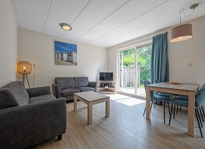 Typ 2 - 4 Personen Ferienhaus in De Dennen, Texel mit sonnigem Garten und Wanderweg.