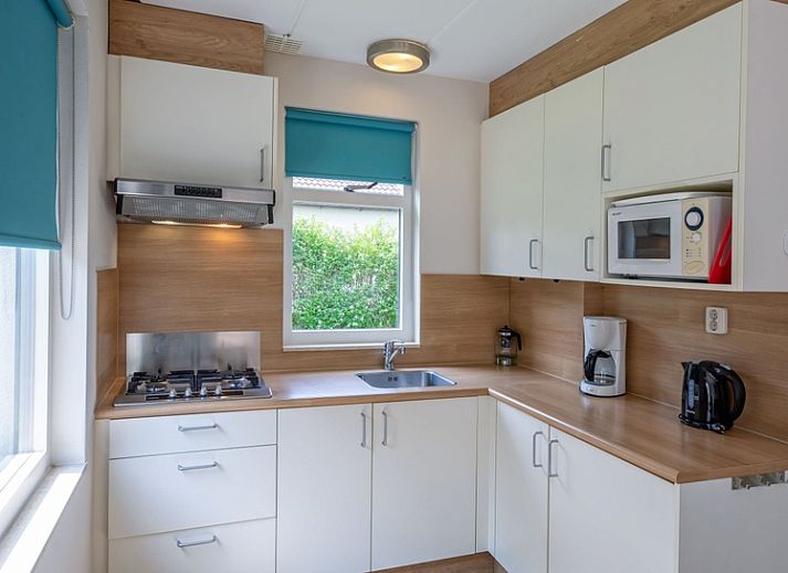 Typ 2 - 4 Personen Ferienhaus in De Dennen, Texel mit sonnigem Garten und Wanderweg.