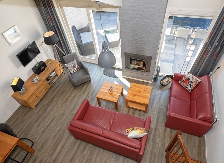 Bungalowpark Gortersmient Ferienhaus Gortersmient 236 in De Dennen Texel mit schoener Fassade und Garten.