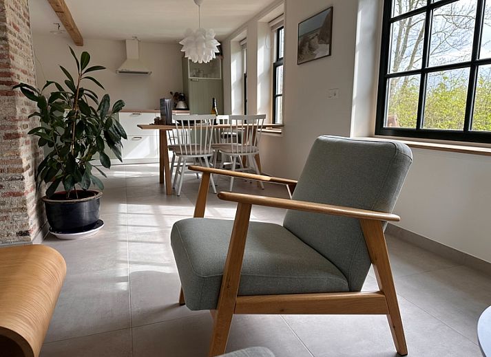 Aussenansicht von 't Seumerhuussie in De Dennen, Texel; charmantes Ferienhaus auf den Watteninseln.