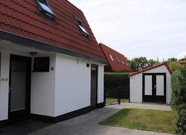 Gezellige eetkamer in Vakantiehuis Gortersmient 302, De Dennen, Texel.