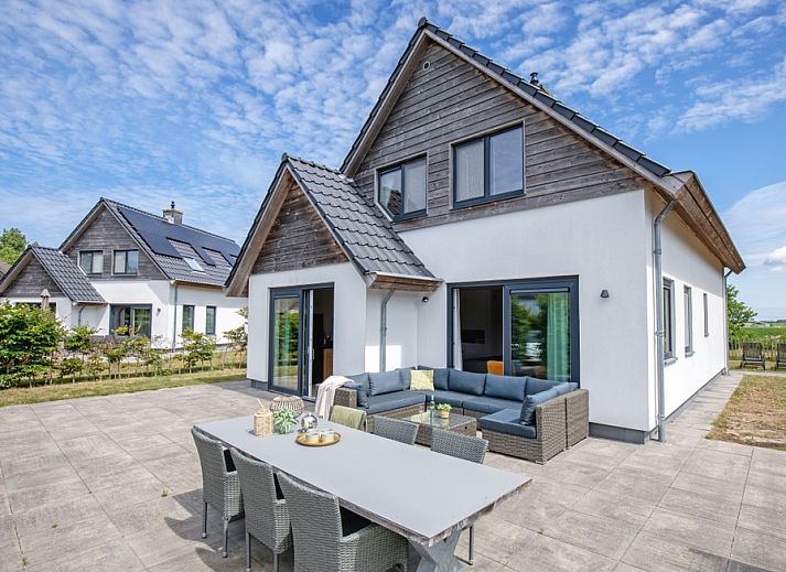 Bungalowpark 't Hoogelandt - De Scholekster mit grosser Terrasse in De Dennen, Texel, Watteninseln.