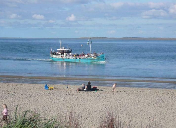 Villata vakantiehuis Texel met zonovergoten terras en groene omgeving.