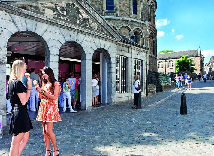 Gezellige zithoek in Designhotel Maastricht, vakantieappartement in Zuid Limburg.