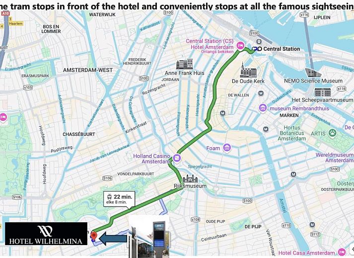 Unterkunft 015109 - Appartement Amsterdam eo - Aadam Hotel Wilhelmina