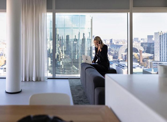 Urban Residences Rotterdam vakantieappartement met moderne architectuur in hartje Rotterdam, Zuid-Holland.