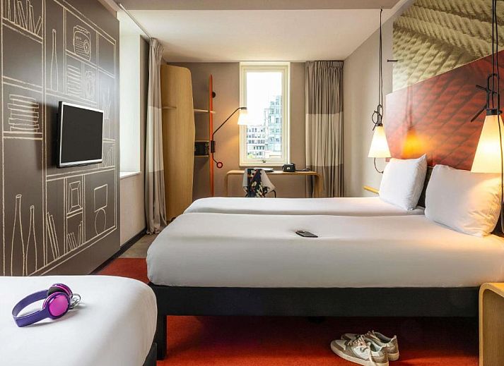 Komfortables Zimmer im ibis Rotterdam City Centre, Ferienwohnung in Rotterdam, Suedholland.