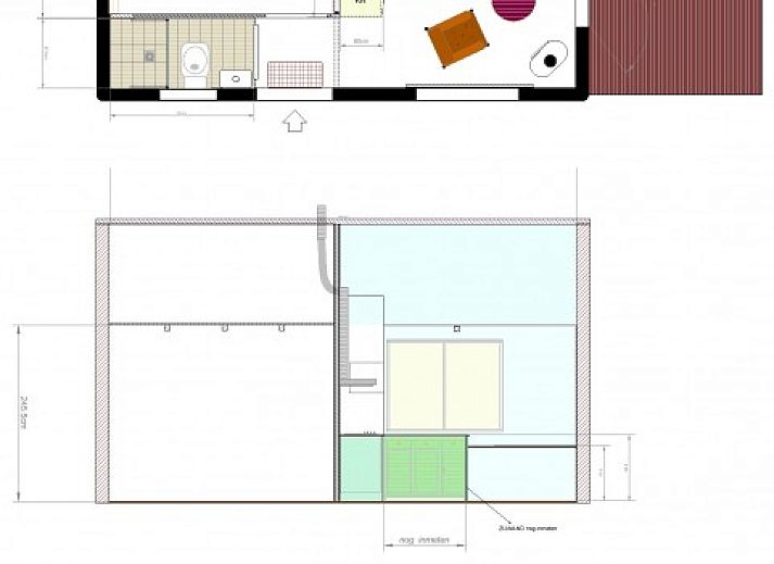 Gezellige binnenruimte van Beach House Terschelling met uitzicht op de natuur in Klein Hoorn, Waddeneilanden.