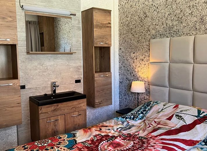 Gezellige binnenruimte van Huisje in Oosterend met moderne inrichting, Terschelling, Waddeneilanden.