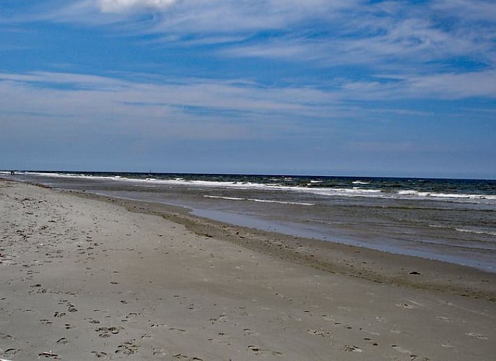 Stilvolles Esszimmer im Ferienhaus in Oosterend mit Holzinterieur, Terschelling.