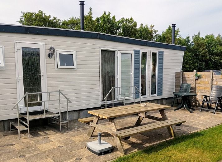 Chalet De Clochard nr 37 met tuin in Midsland Noord, Terschelling, Waddeneilanden.