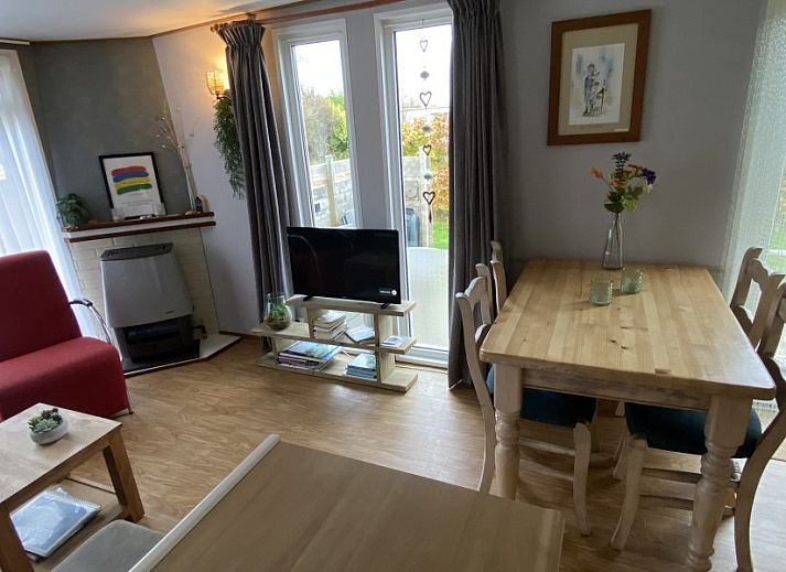 Chalet De Clochard nr 37 met tuin in Midsland Noord, Terschelling, Waddeneilanden.