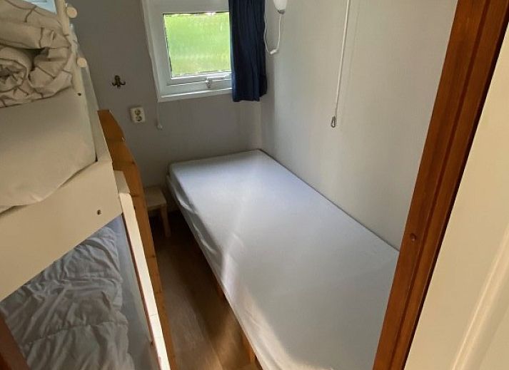 Gezellige zithoek in chalet De Clochard nr 37, Midsland Noord, Terschelling.