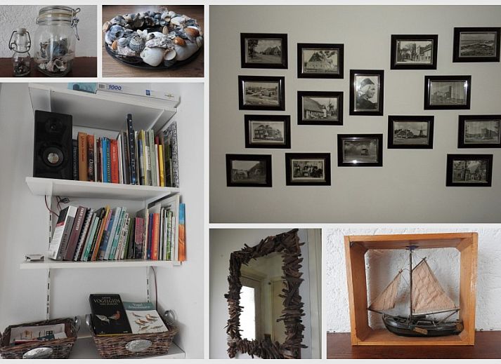 Terras van vakantiehuis Botter in Midsland Noord, Terschelling met picknicktafel.