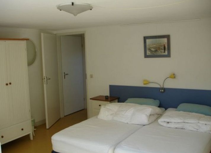 Prachtige tuin bij Glissando bungalow in Midsland Noord, Terschelling met vogel en rozenstruik.