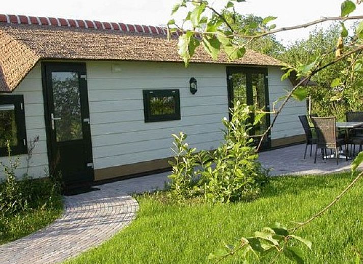 Ferienhaus fuer 2 Pers. in Midsland Noord, Terschelling mit Reetdach und gruener Umgebung, ideales Ferienhaus auf den Watteninseln.