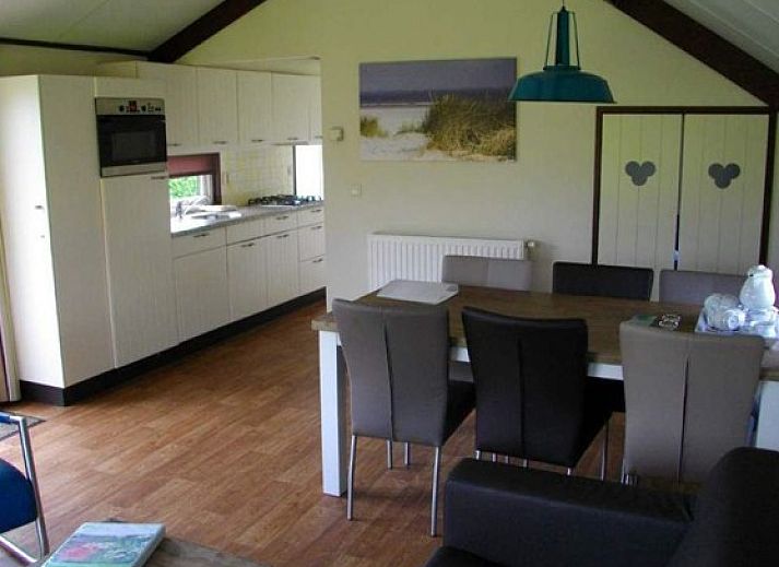 Terrasse des Ferienhauses fuer 2 Personen in Midsland Noord, Terschelling, Ferienhaus mit Gartenweg und Sitzecke auf den Watteninseln.