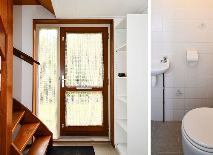 De Grutto, ein Ferienhaus auf Terschelling, bietet eine sonnige Terrasse und eine gruene Umgebung in Midsland Noord.