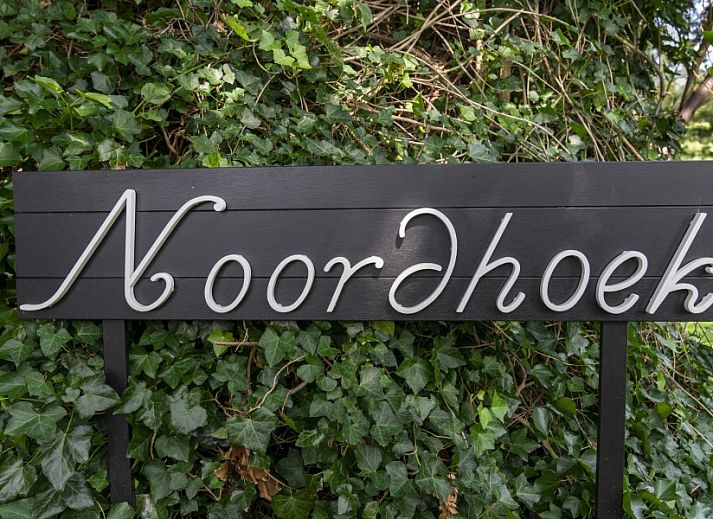 Noordhoek vakantiehuis in Midsland Noord, Terschelling omgeven door weelderige natuur en groene tuin, ideale plek voor ontspanning.