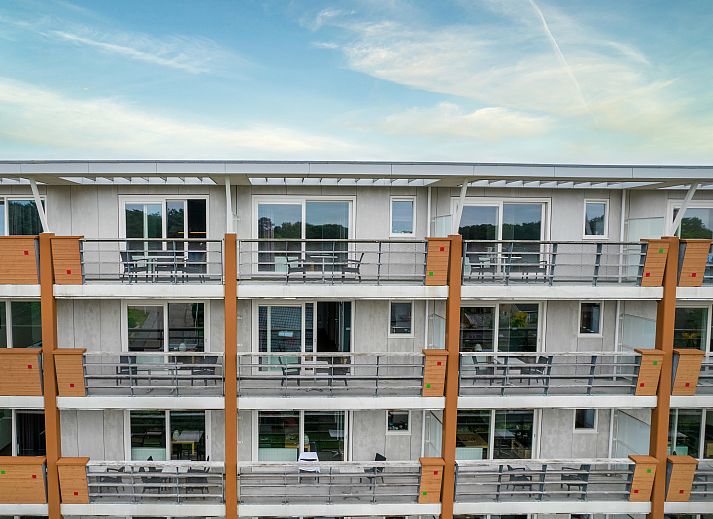 Cozy living room in West Terschelling 2-person apartment 2CA on Terschelling, Wadden Islands.