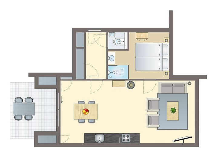 Verblijf 032234 - Bungalow Terschelling - 2-persoons appartement | 2C