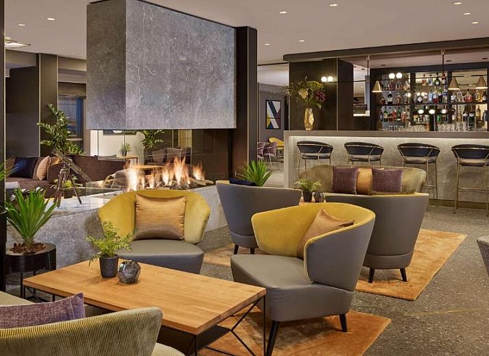 Stijlvolle slaapkamer in Park Plaza Utrecht, vakantieappartement in Utrecht met modern interieur en comfortabele bedden.