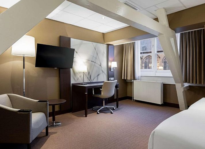 Buitenkant van NH Centre Utrecht Hotel, centraal gelegen in de historische stad Utrecht.