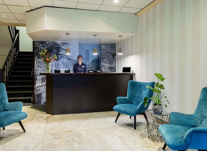 Buitenkant van NH Centre Utrecht Hotel, centraal gelegen in de historische stad Utrecht.