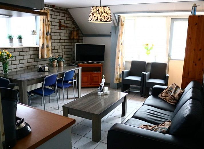 Pondarosa appartement in Buren, Ameland biedt een charmant verblijf met traditioneel dak en groene tuin op de Waddeneilanden.