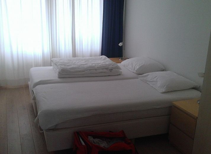 Plan der Wohnung Amelander Paradijs in Buren, Ameland, mit Uebersicht der Raeume und der Aufteilung.