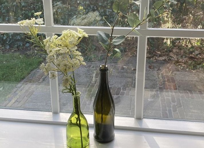 Stilvolle Sitzecke im Ferienhaus Beppe van Ameland auf Ameland.