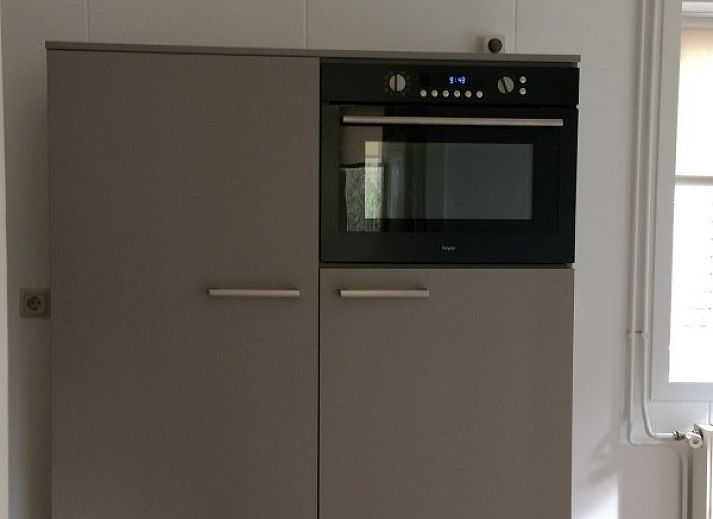 Oerd Ferienhaus in Hollum, Ameland mit sonniger Terrasse und gruener Umgebung.