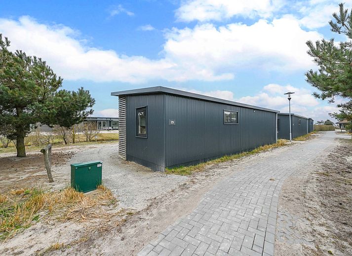 Innenansicht des Einfamilienhauses in Hollum, Ameland mit groem Wohnzimmer.
