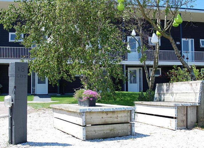Stijlvol vakantiehuis De Berkenhof in Nes, Ameland. Ruime buitenkant met moderne architectuur.