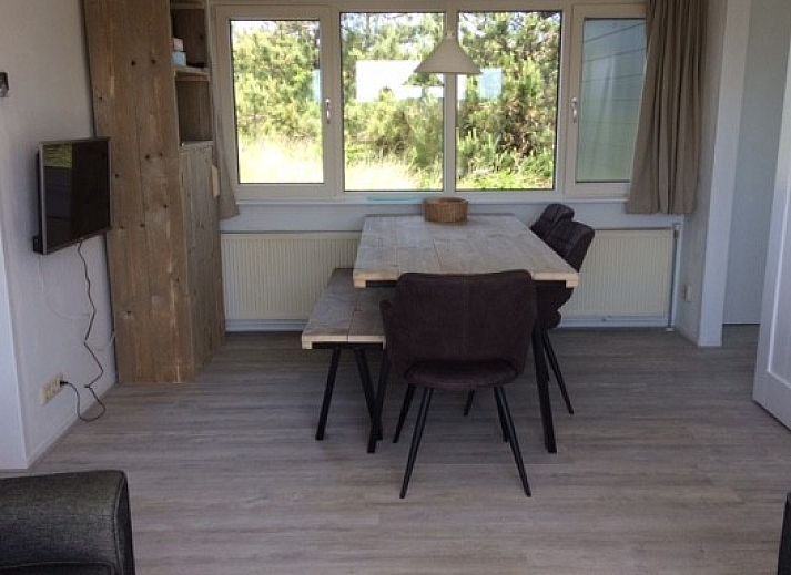 Charmantes Parnassia-Ferienhaus in den Duenen von Nes, Ameland, mit Panoramablick.