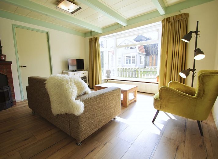 Voorzijde van Klaver Vier, een gezellig vakantiehuis op Schiermonnikoog, Waddeneilanden.