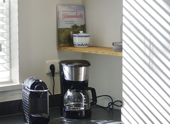 Shady garden of Louwtjesduin East vacation home in Schiermonnikoog.