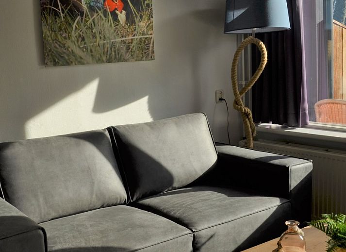 Veranda bei Boersma's Apartments in Schiermonnikoog, ideal fuer Entspannung auf den Watteninseln.