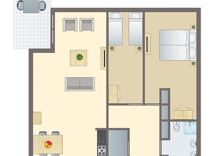 Guest house 050173 - Bungalow Schiermonnikoog - Vitamaris | 4-persoons appartement | 4L2