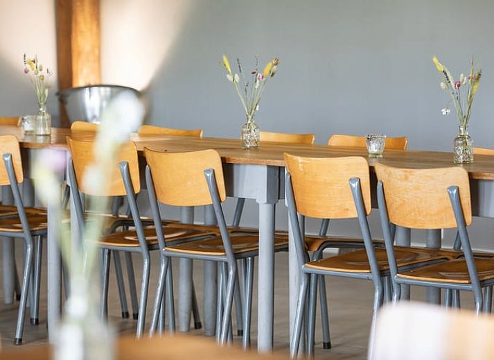 Kunstzinnig beeldhouwwerk bij Vakantiehuisje in Piaam, met uitzicht op weidse velden en het IJsselmeer.