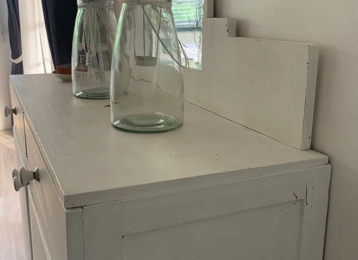 Buitenkant van Vakantiehuis in Elahuizen, omgeven door de natuur van Fluessen.