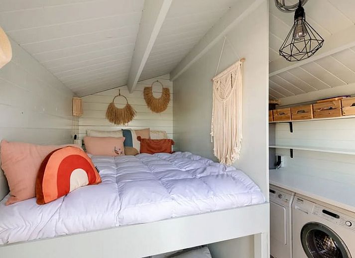 Luchtfoto van Vakantiehuis in Elahuizen, gelegen aan de Fluessen bij de Friese meren.