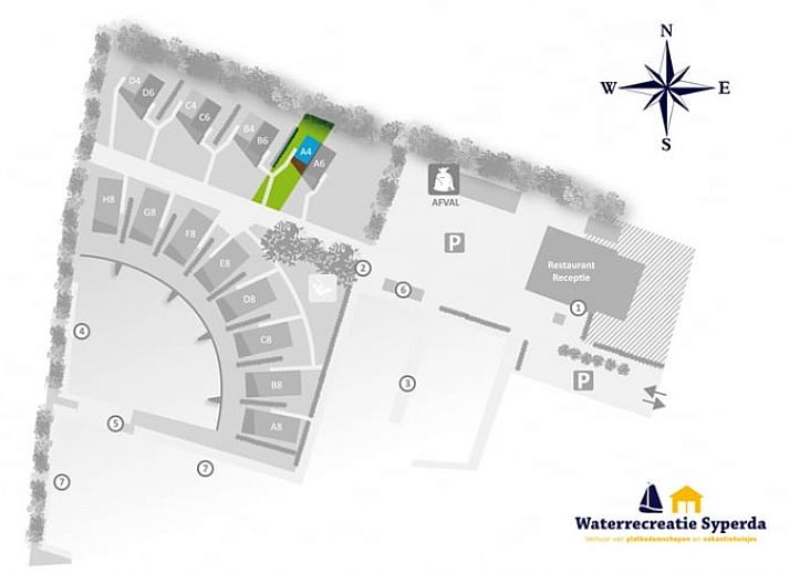 Gemuetliches Wohnzimmer im Ferienhaus in Gaastmeer, Friesische Seen, mit bequemer Sitzecke und moderner Einrichtung fuer einen entspannten Aufenthalt.